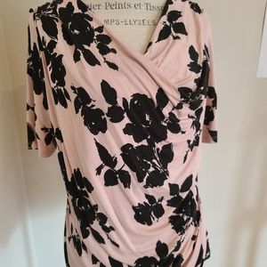 WORTHINGTON Cross-front blouse